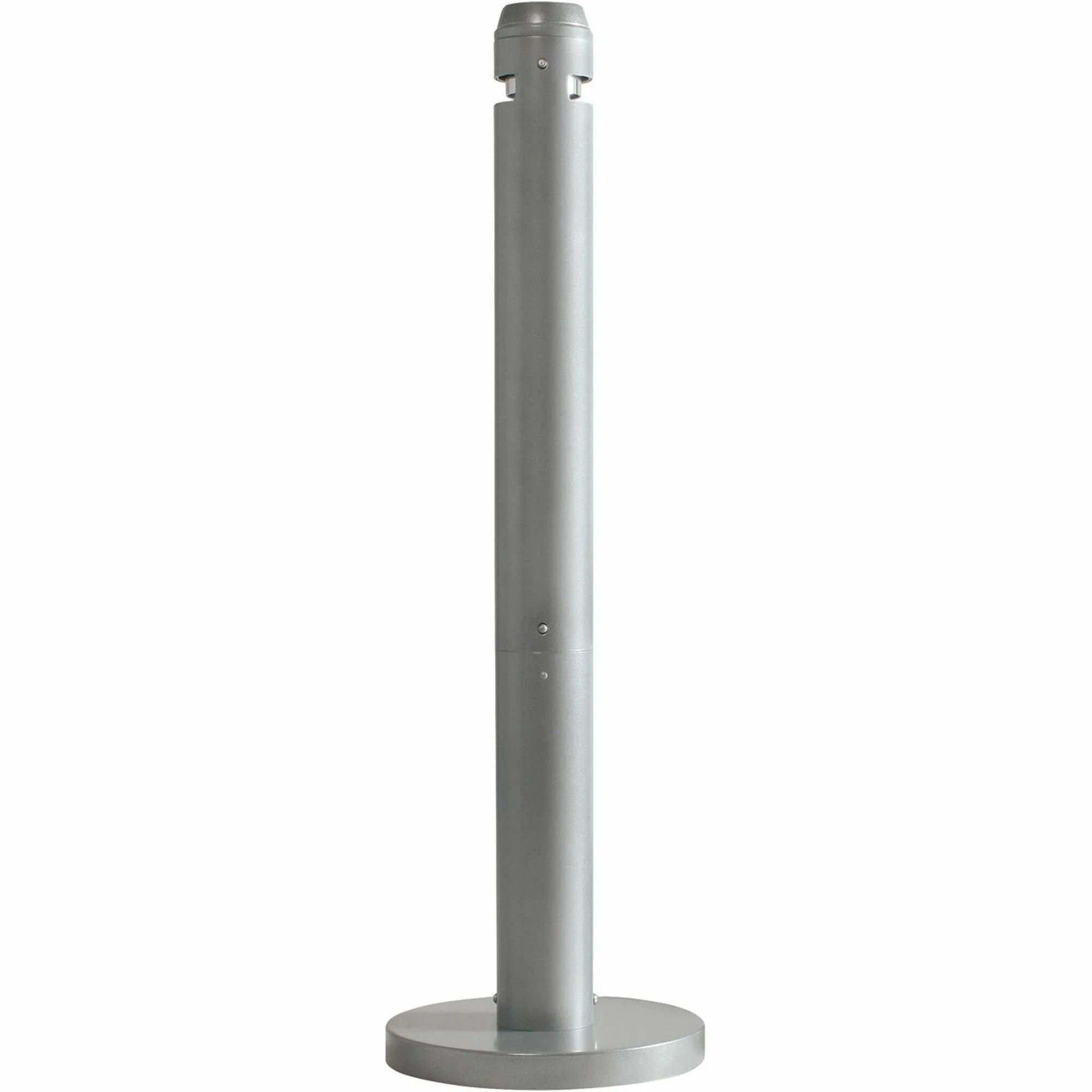 Rubbermaid Commercial Smoker’s Pole: Round 41’’ Height Aluminum - Smoking Receptacles