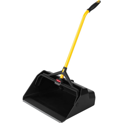 Rubbermaid Commercial Stand Up Debris Pan - Heavy Duty 30’’ Handle - Yellow - Dust Pans