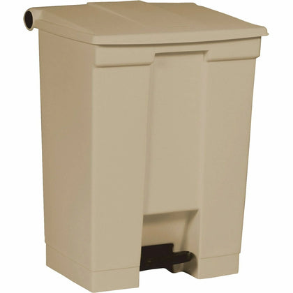 Rubbermaid Commercial Step-On Container: 18 gal Fire-Safe Bin with Pedal Control - Waste Containers & Lids