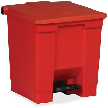 Rubbermaid Commercial Step-on Waste Container - 8 gal Capacity - Puncture Resistant & Durable - Containers Lids