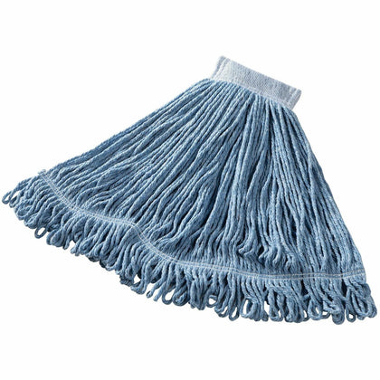 Rubbermaid Commercial Super Stitch Wet Mop Head - 24 oz - Blue - Mops & Refills