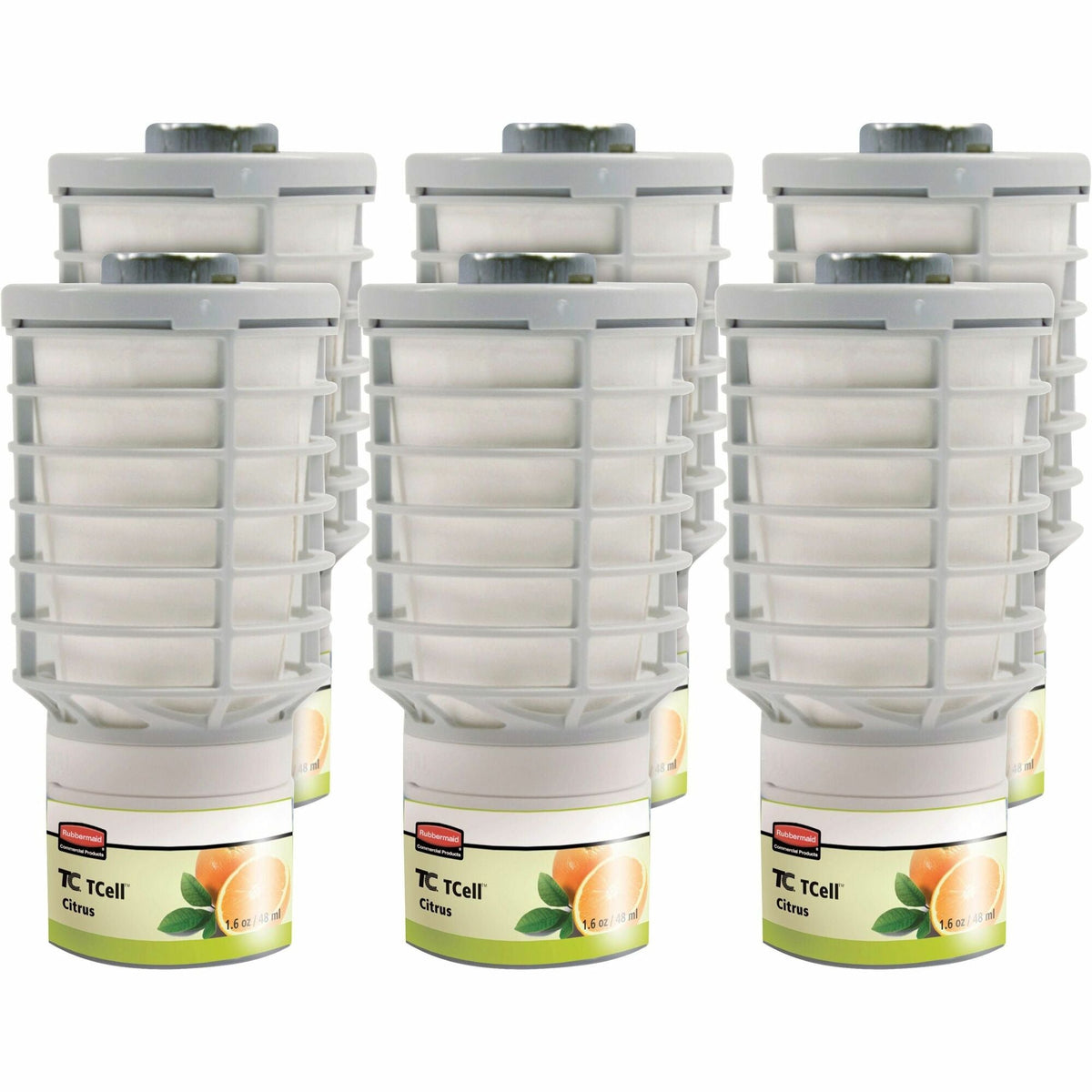 Rubbermaid Commercial TCell Dispenser Fragrance Refill - 6000 ft² - Citrus - 60 Day - Odor Neutralizer VOC-free