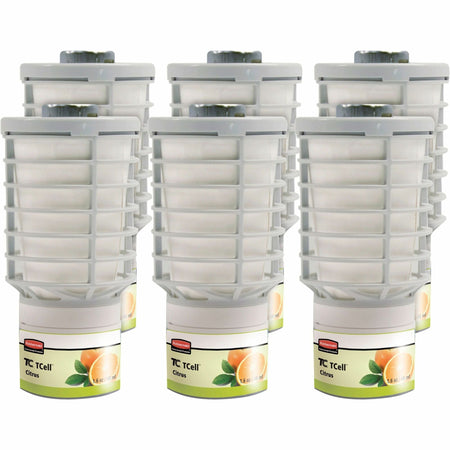 Rubbermaid Commercial TCell Dispenser Fragrance Refill - 6000 ft² - Citrus - 60 Day - Odor Neutralizer VOC-free