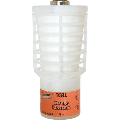 Rubbermaid Commercial TCell Mango Blossom Refills - Odor Neutralizer - 60 Day - 6/Carton - Air Fresheners