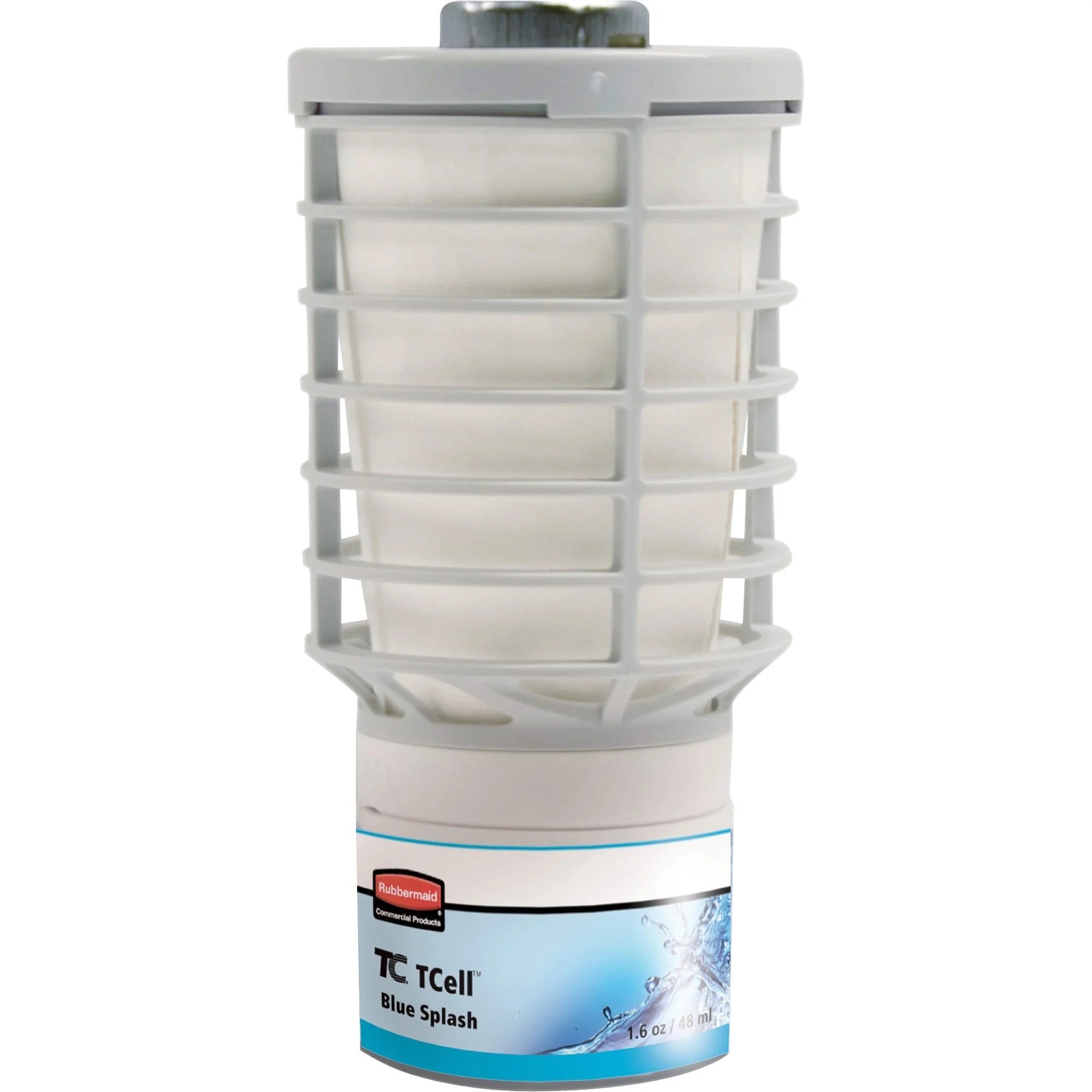 Rubbermaid Commercial TCell Odor Control Dispenser Refill - 6000 ft² - 1.6 fl oz (0.1 quart) - Blue Splash - 90 Day