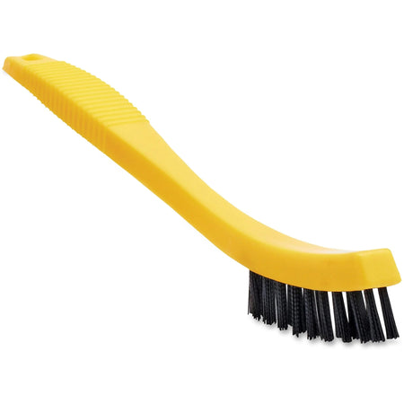 Rubbermaid Commercial Tile/Grout Brush - Plastic Bristle - 8.5’’ Length - Scrub Brushes