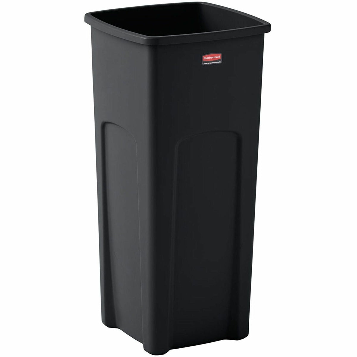 Rubbermaid Commercial Untouchable 23 gal Square Container - Crack Resistant - Waste Containers & Lids