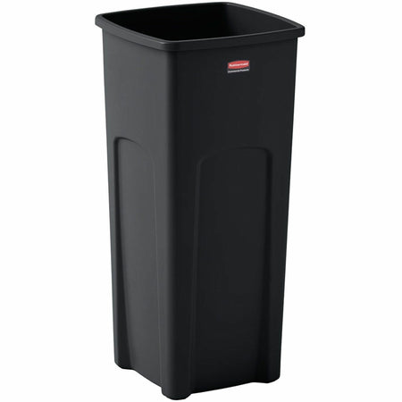Rubbermaid Commercial Untouchable 23 gal Square Container - Crack Resistant - Waste Containers & Lids