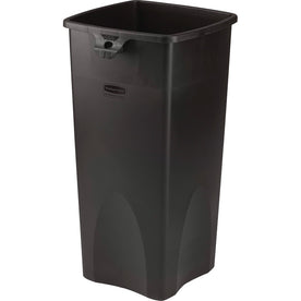 Rubbermaid Commercial Untouchable 23 gal Square Container - Durable & Crack Resistant - Waste Containers Lids