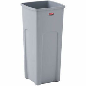 Rubbermaid Commercial Untouchable 23 gal Square Container - Durable Plastic Bin - Waste Containers & Lids