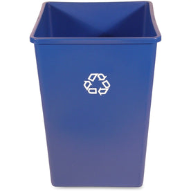 Rubbermaid Commercial Untouchable Recycling Container - 35 gal - Easy to Clean Weather Resistant - Bins