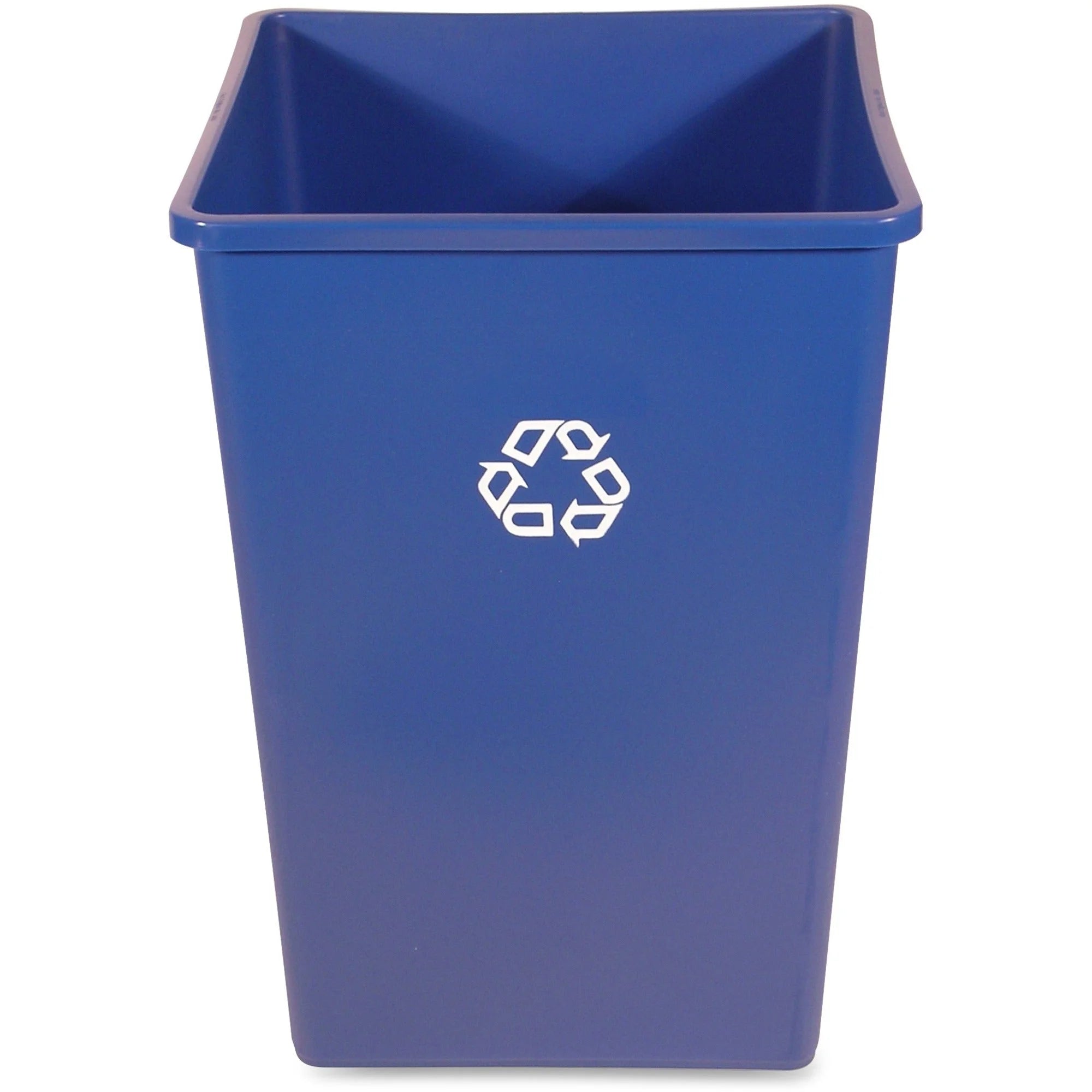 Rubbermaid Commercial Untouchable Recycling Container - 35 gal - Easy to Clean Weather Resistant - Bins