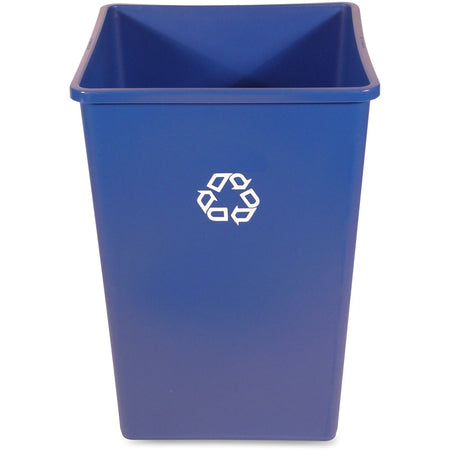 Rubbermaid Commercial Untouchable Recycling Container - 35 gal - Easy to Clean Weather Resistant - Bins