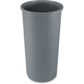 Rubbermaid Commercial Untouchable Round Container - 22 gal - Durable & Crack Resistant - Waste Containers Lids