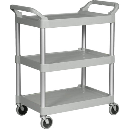 Rubbermaid Commercial Utility Service Cart - 3-Shelf 200 lb Capacity - Carts