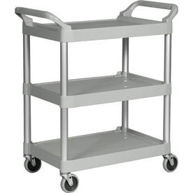 Rubbermaid Commercial Utility Service Cart - 3-Shelf 200 lb Capacity - Carts