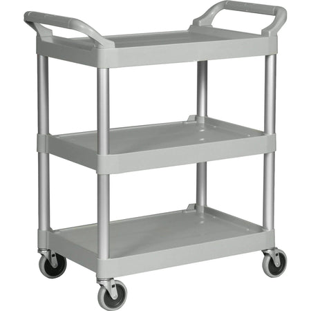 Rubbermaid Commercial Utility Service Cart - 3-Shelf 200 lb Capacity - Carts