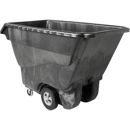 Rubbermaid Commercial Utility Truck - 1250 lb Capacity - Structofoam - Black - Hand Trucks & Dollies