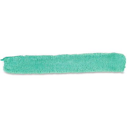 Rubbermaid Commercial Wand Duster Replacement - Green MicroFiber - 22.7’’ Length - Dusters