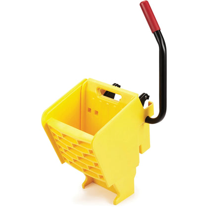 Rubbermaid Commercial WaveBrake Side Press Wringer - Efficient 8.75 gal - Yellow - Buckets & Wringers