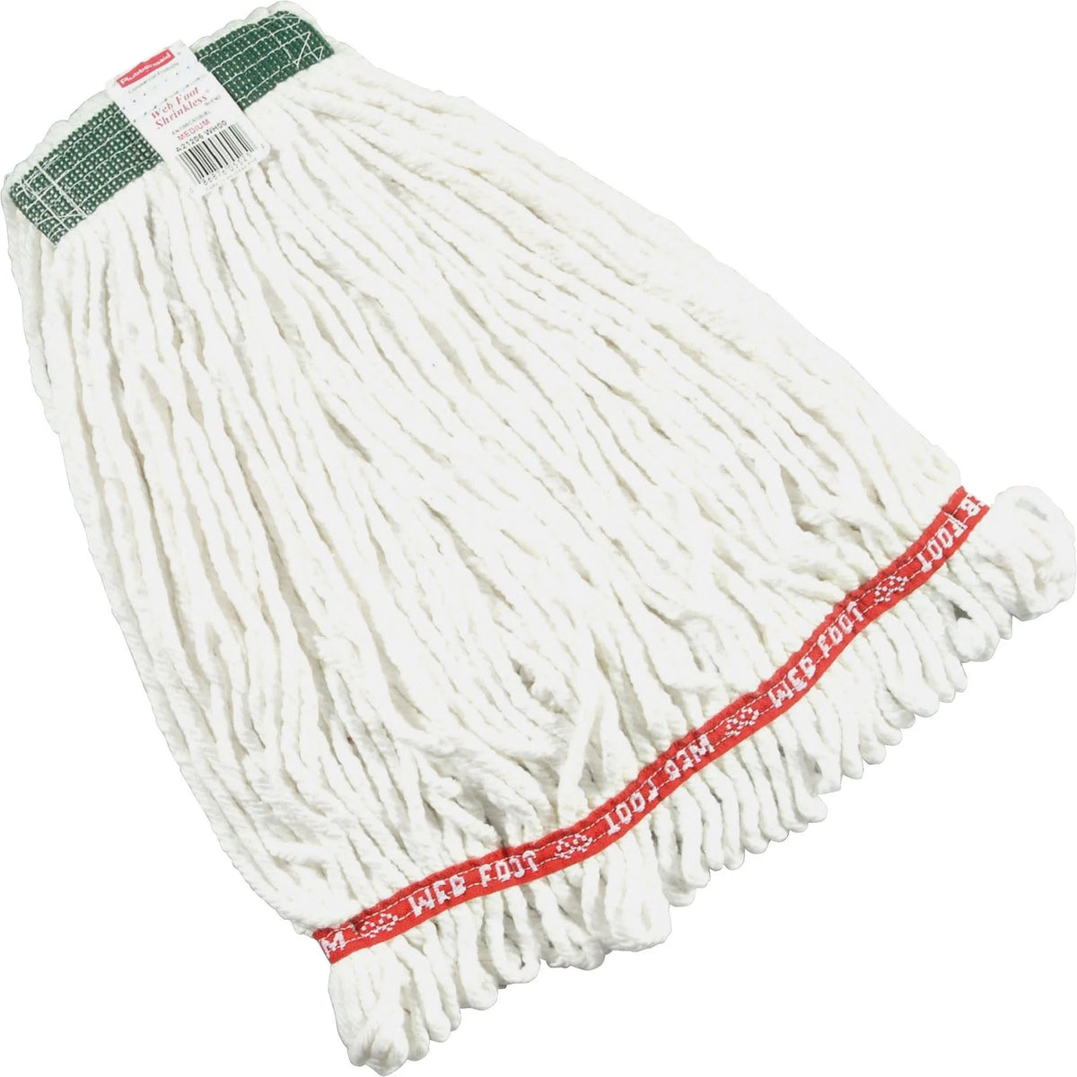 Rubbermaid Commercial Web Foot Shrinkless Wet Mop - Cotton & Synthetic Yarn - Mops Refills