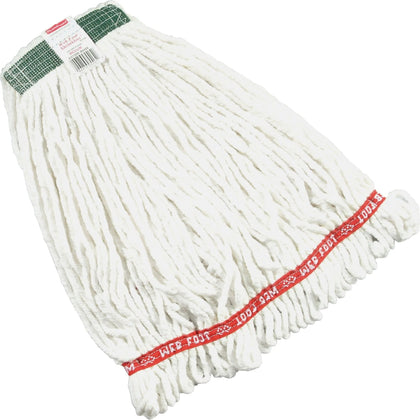Rubbermaid Commercial Wet Mop - Web Foot Shrinkless - Cotton & Synthetic Yarn - Mops Refills