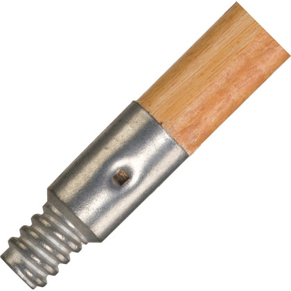 Rubbermaid Commercial Wood Broom Handle - 1.30’’ Diameter - Natural Lacquer - Brooms & Sweepers