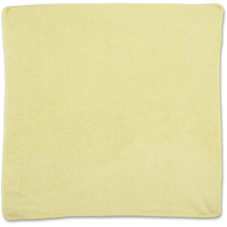 Rubbermaid Commercial Yellow Microfiber Cloth - 16x16 - Germs & Microbes - 24 Pack - Sponges Cleaning Pads Wipers