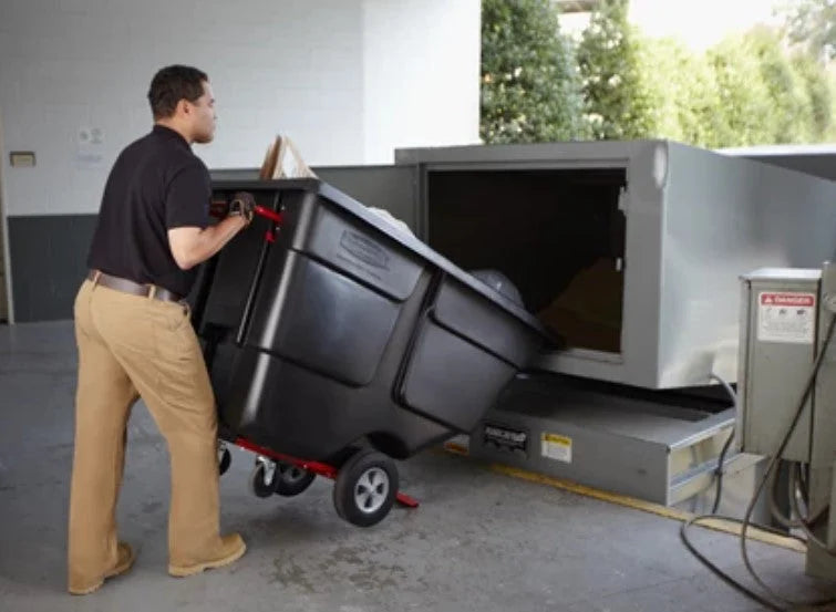 Rubbermaid® Commercial 1 cu. yds. Rotational Molded Utility Duty Tilt Truck