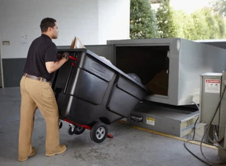 Rubbermaid® Commercial 1 cu. yds. Rotational Molded Utility Duty Tilt Truck