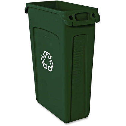 Rubbermaid Slim Jim 23-Gallon Recycling Container - Durable & Weather Resistant - Bins