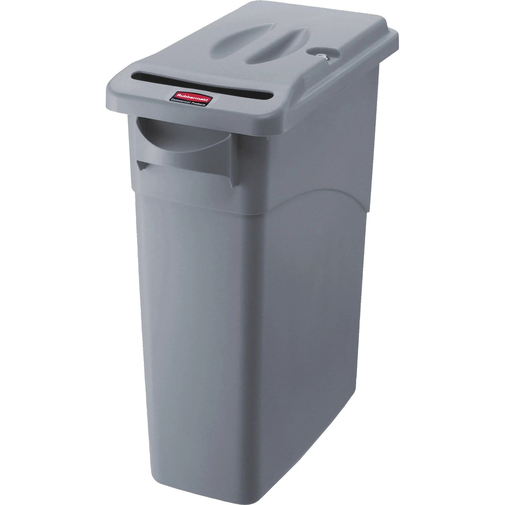 Rubbermaid Slim Jim Confidential Document Container - 23 gal Capacity - Waste Containers & Lids