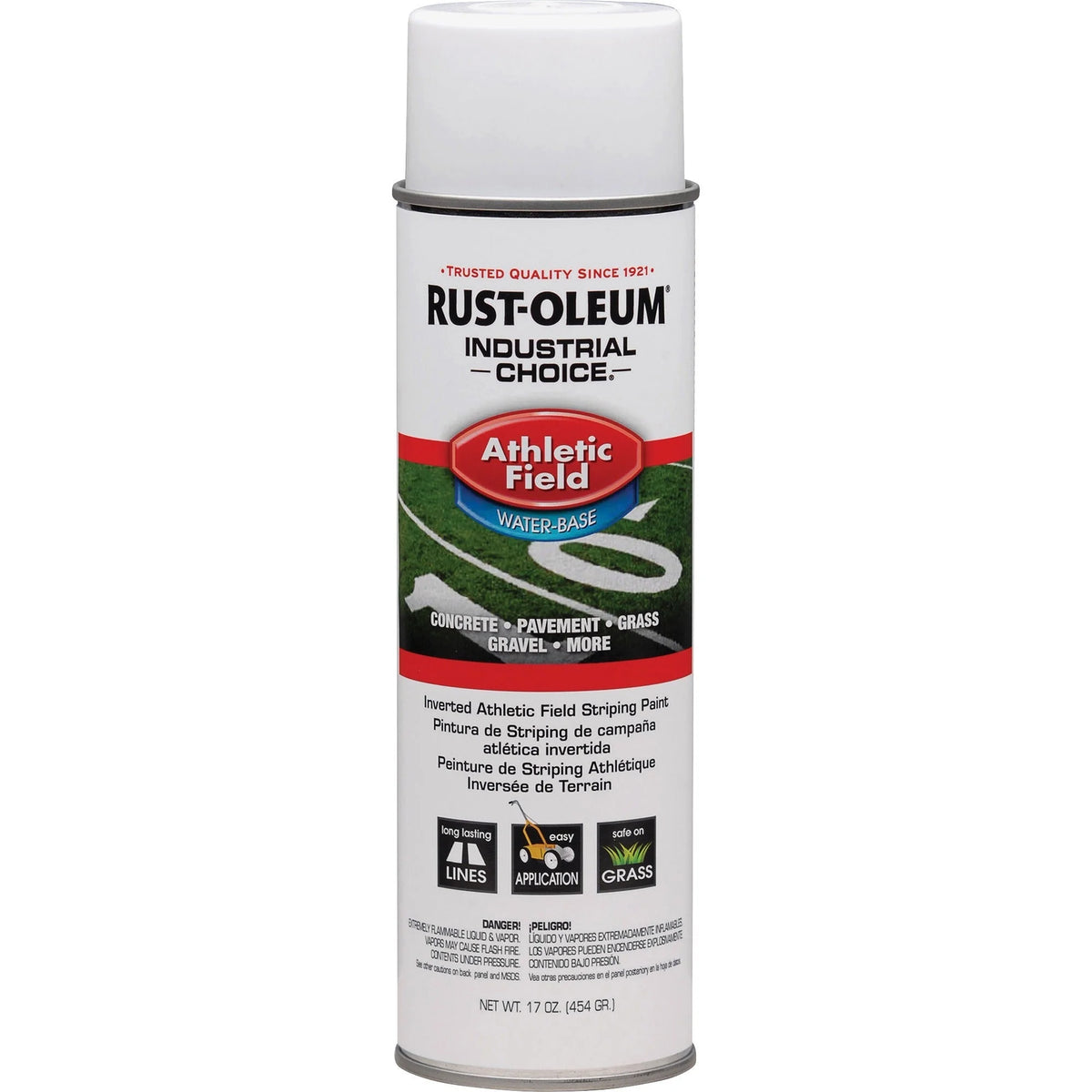 Rust-Oleum Athletic Field Striping Paint - White Color - 17 fl oz - Marking / Industrial