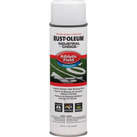 Rust-Oleum Athletic Field Striping Paint - White Color - 17 fl oz - Marking / Industrial