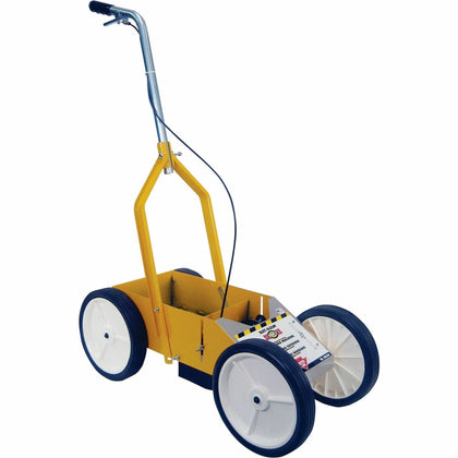 Rust-Oleum Field Striping Machine: Yellow Steel Finish - Sports Equipment