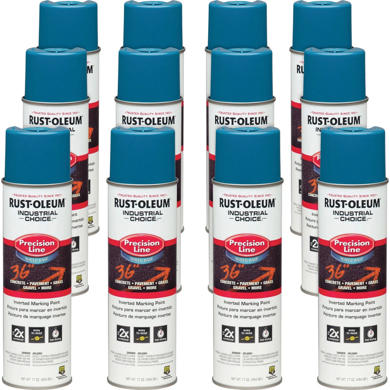 Rust-Oleum Industrial Choice Precision Line Marking Paint - Caution Blue - 17 fl oz