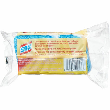 S.O.S All Surface Scrubber Sponges - Rear