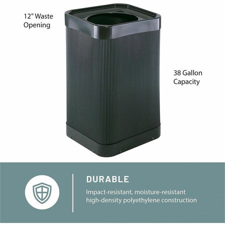 Safco At-Your-Disposal 12" Open Waste Receptacle - Alternate-Image2