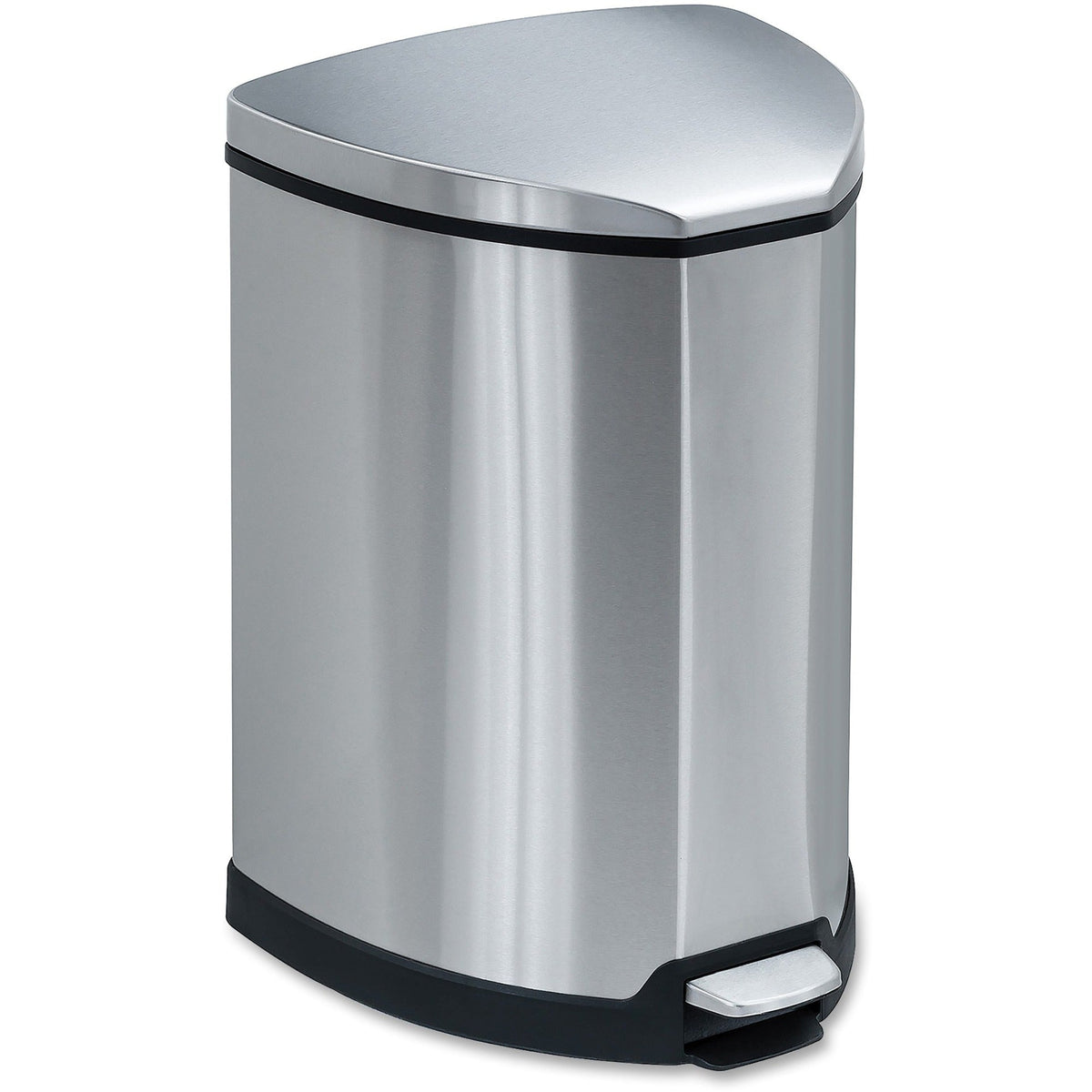 Safco Hands-free Step-on Stainless Receptacle - 2000