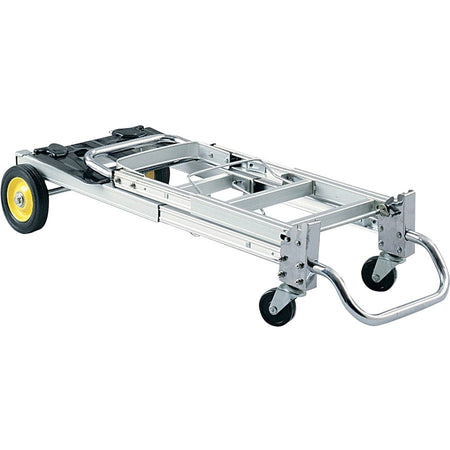 Safco HideAway Convertible Hand Truck - 400 lb Capacity - 4 Casters - 6’’ 3’’ Caster Size - Aluminum - Trucks & Dollies