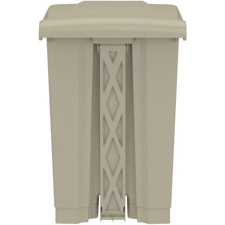 Safco Plastic Step-on Waste Receptacle - Rear