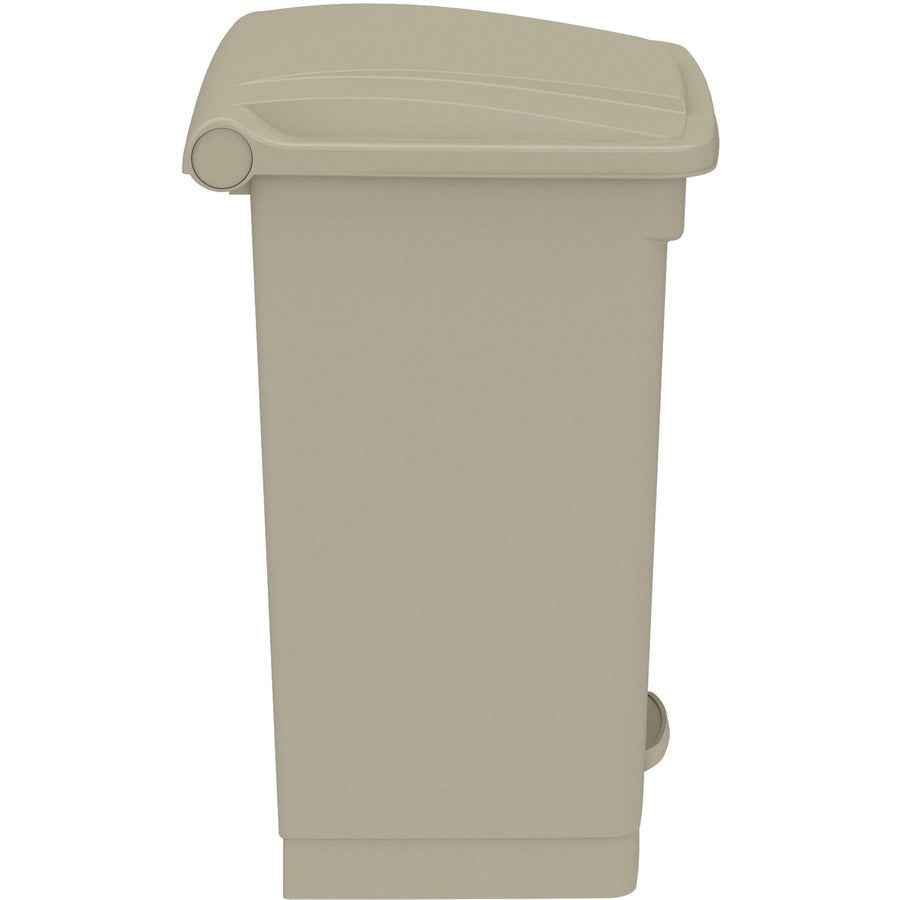 Safco Plastic Step-on Waste Receptacle - Left