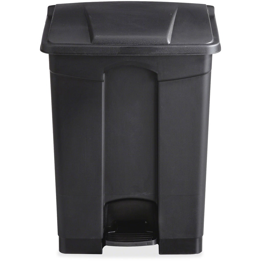 Safco Plastic Step-on Waste Receptacle - Front