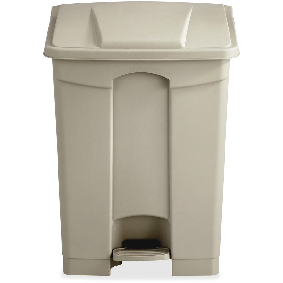 Safco Plastic Step-on Waste Receptacle - Front