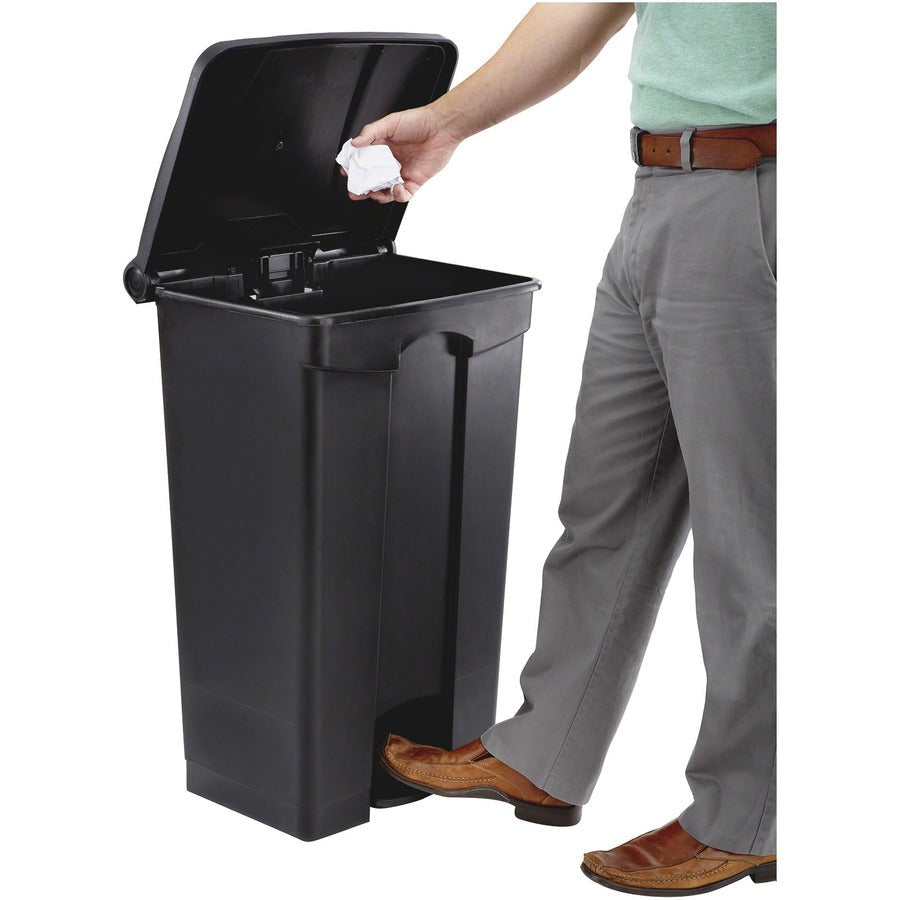 Safco Plastic Step-on Waste Receptacle - Alternate-Image1