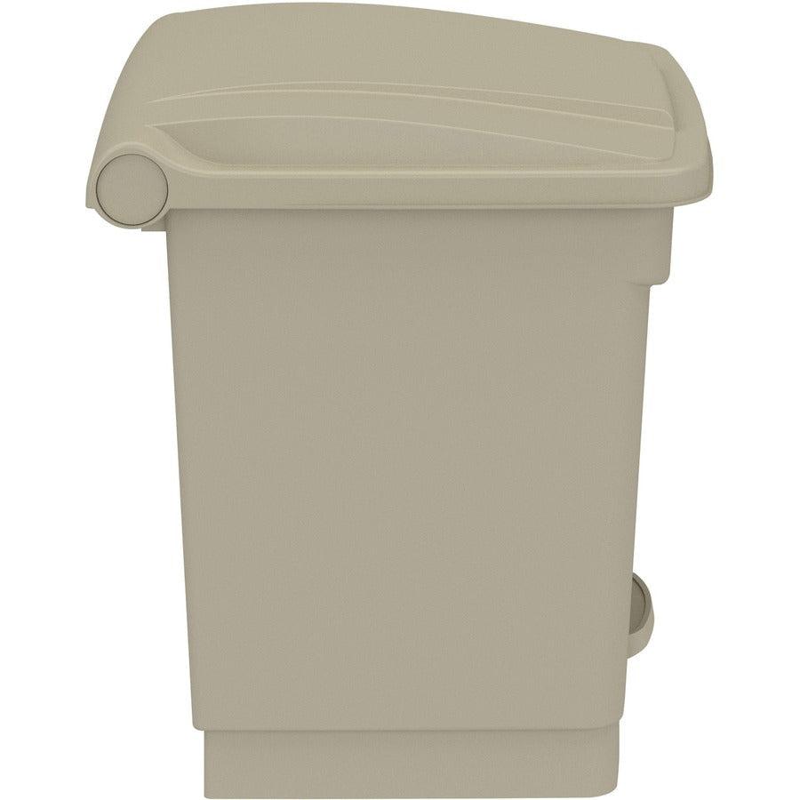 Safco Plastic Step-on Waste Receptacle - Right
