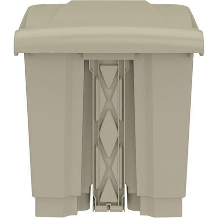 Safco Plastic Step-on Waste Receptacle - Rear