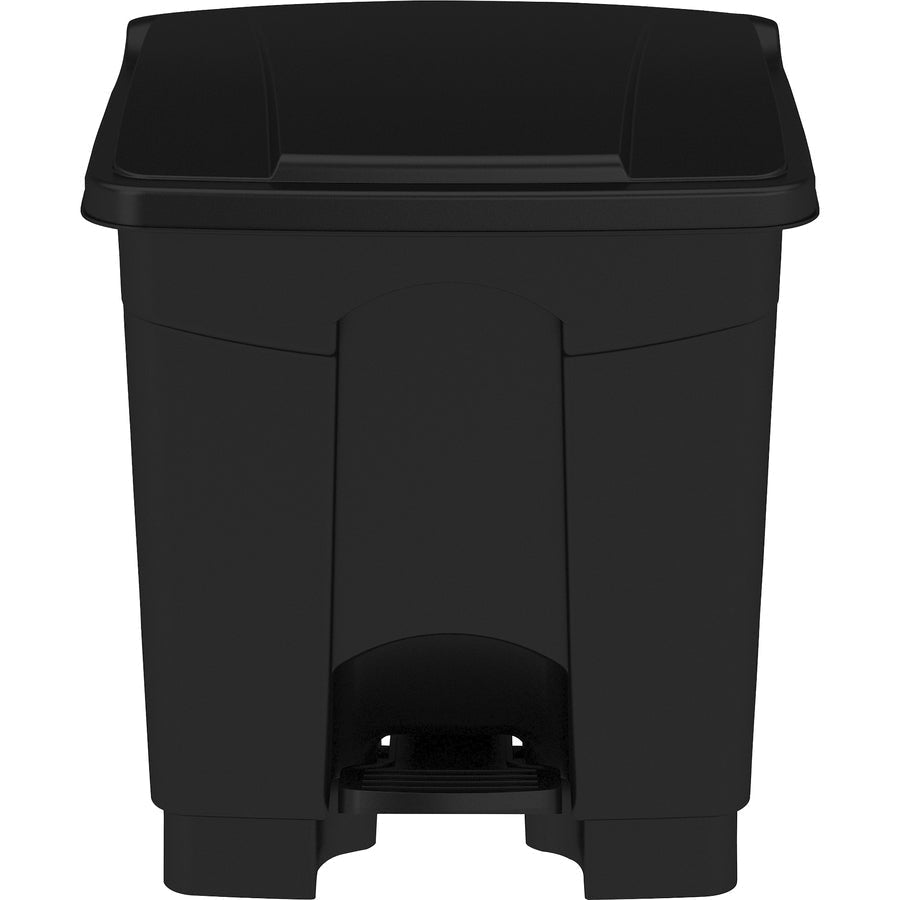 Safco Plastic Step-on Waste Receptacle - Front