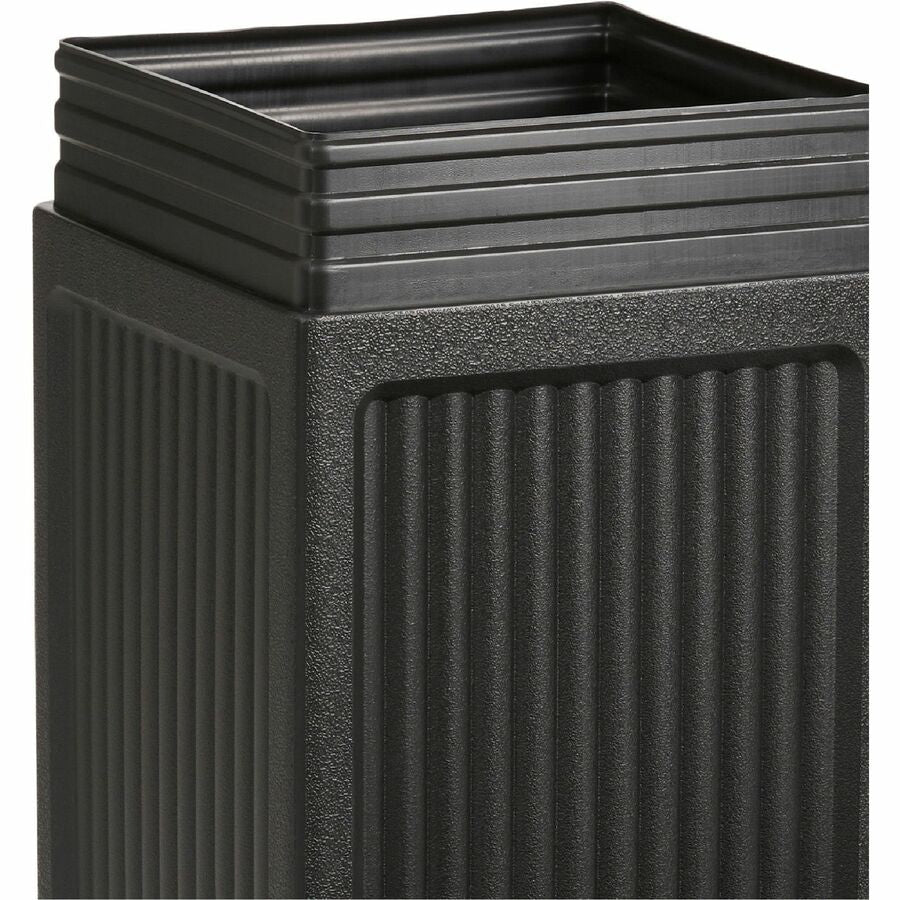 Safco Recessed Panels Waste Receptacle - Right