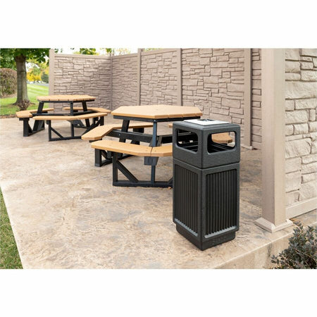 Safco Recessed Panels Waste Receptacle - Alternate-Image7
